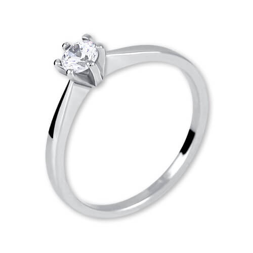 Brilio Silver Stříbrný zásnubní prsten 426 001 00501 04 55 mm