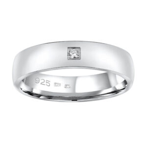 Silvego Snubní stříbrný prsten Poesia pro ženy QRG4104W 48 mm