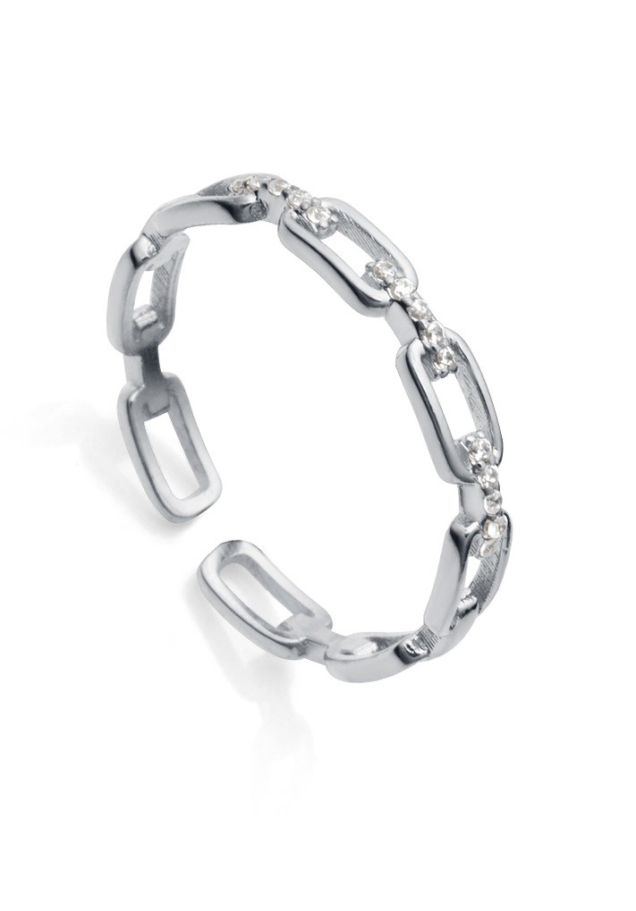 Viceroy Elegantní otevřený prsten ze stříbra Elegant 13044A01 52 - 53 mm